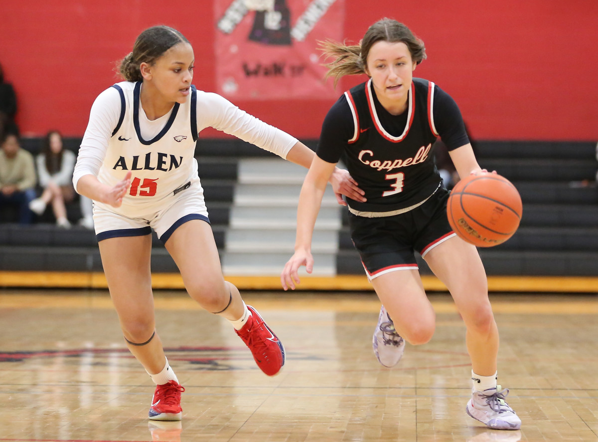 Coppell Allen Texas 6A UIL girls basketball bi-district playoffs 021323 Brian McLean 4